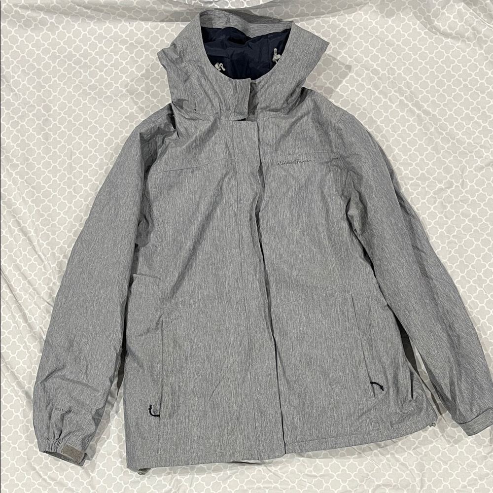 Eddie Bauer Gray Hooded Jacket
